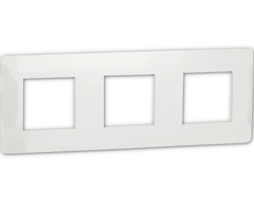 Schneider Electric Unica Presa Doppia 2P+T Bianca Con Piastra - Modulo 45x45 Mm, Vite, NU406918