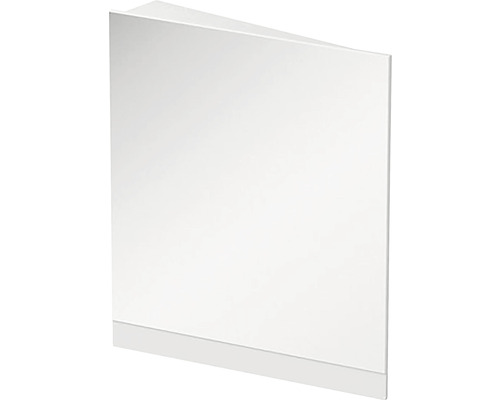 Zrcadlo do koupelny RAVAK 10° L 65 x 75 cm v bílém rámu X000001076