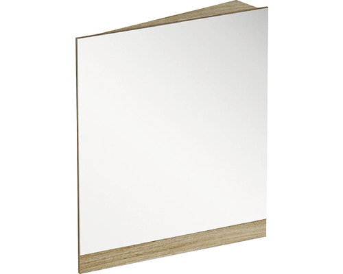 Zrcadlo do koupelny RAVAK 10° R 55 x 75 cm v dřevěném rámu X000001075
