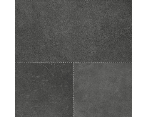 Vliesová tapeta 357240 S koženým vzhledem 50x837 cm Šedá imitace kůže s ozdobným prošíváním