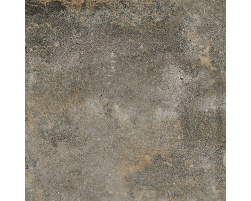 Dlažba imitace kamene Street Brown Matt 60 x 60 cm šedočerná