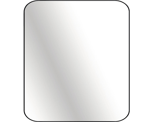 Obdélníkové zrcadlo se zaoblenými rohy