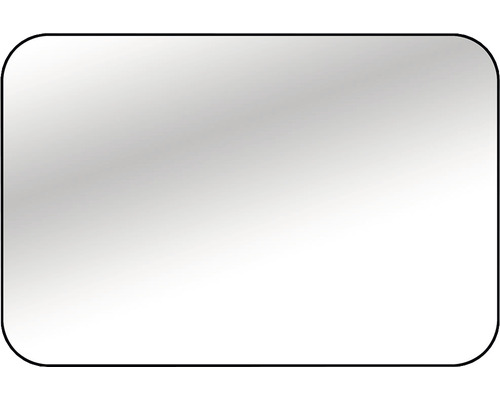 LED zrcadlo do koupelny s osvětlením TENDER LINE BACKLIGHT 80 x 100 cm Obdélníkové zrcadlo se zaoblenými rohy