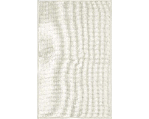 Obdélníková koupelnová předložka z textilu s vaflovou strukturou