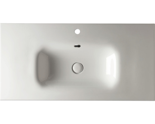 Umyvadlo shora s odtokovou armaturou