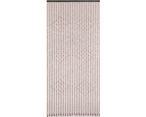 Závěs z dřevěných korálků jako dveřní závěs