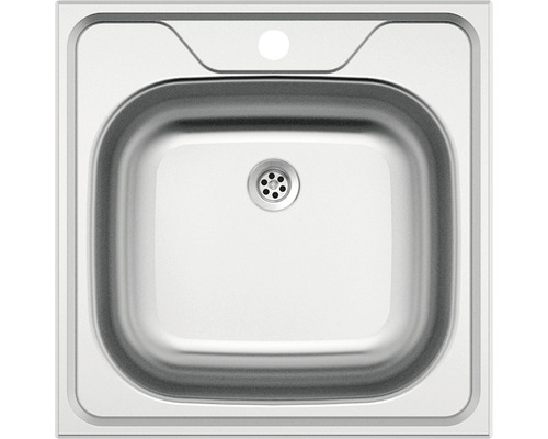 Nerezový dřez Sinks CLASSIC 480 M 0,5mm matný 480 x 480 mm STSCLM4804805M