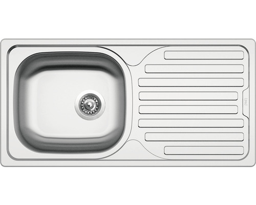 Nerezový dřez Sinks CLASSIC 860 V 0,5mm matný 435 x 860 mm STSCLM8604355V