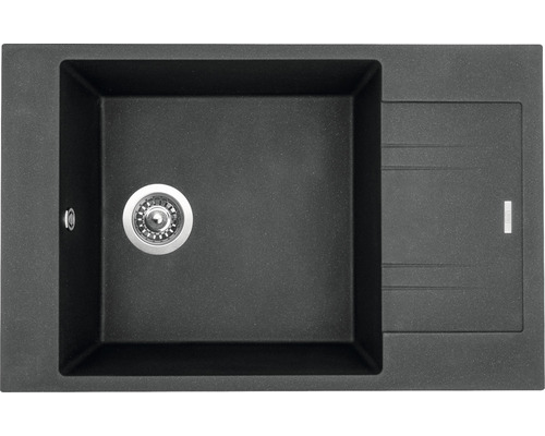 Granitový dřez Sinks VARIO 780 Metalblack 500 x 780 mm černá SIGVA78050074