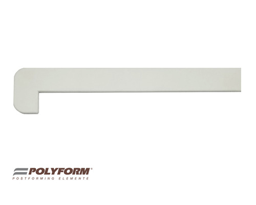 Boční krytka k parapetu Polyform 200 x 19 mm, šedá, 2 ks Ukončovací lišta kuchyňské desky
