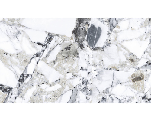 Dlažba imitace mramoru Makarani White 60 x 120 cm