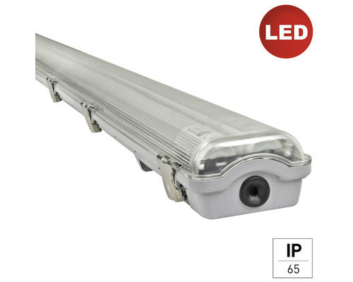 LED pracovní vodotěsné svítidlo E2 IP65 2x 24W 7200lm 4000K 1568 mm šedé