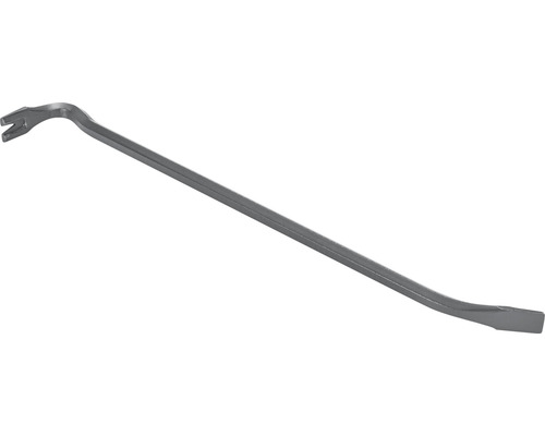 Ocelová páčidlo s plochým koncem a hlavou s drápem