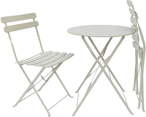 Zahradní stůl se dvěma skládacími židlemi