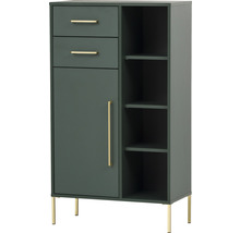 Skříň se zásuvkami, dvířky a policemi