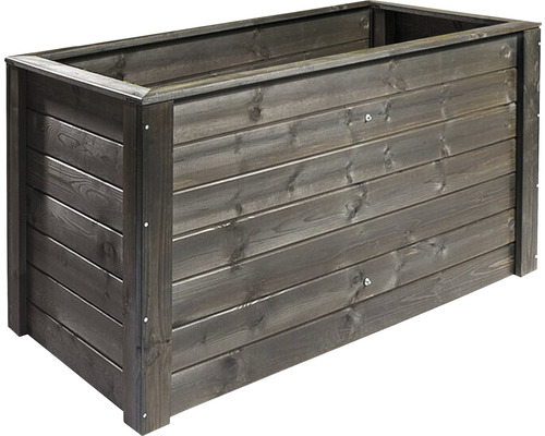 Obdélníkový květináč ze dřeva