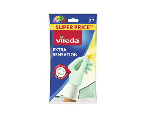 Rukavice Vileda Extra Sensation velikost L Rukavice Vileda Extra Sensation velikost L