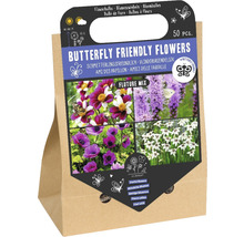 Směs květin přátelských motýlům v papírovém sáčku, 50 kusů