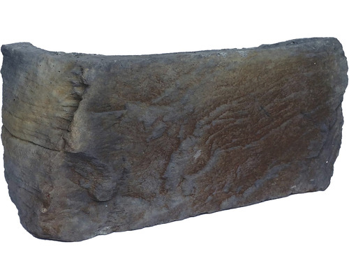 Rohový díl se vzhledem kamene pro zahradu