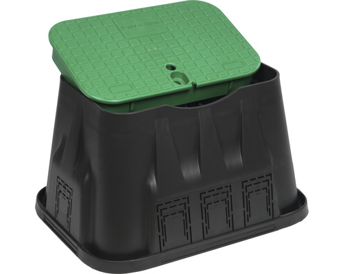 Ventilová šachta z plastu se zeleným víkem