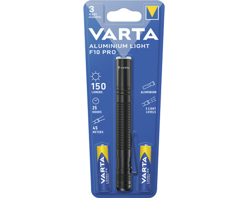 Svítilna Varta Aluminium Light F10 Pro s bateriemi