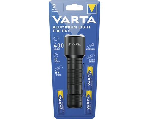 Svítilna Varta Aluminium Light F30 Pro se zárukou tři roky