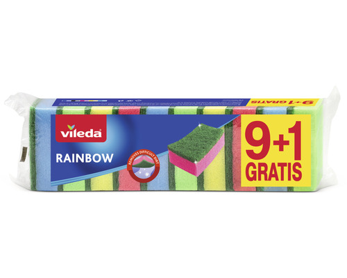 Houbička Vileda Rainbow 9+1ks