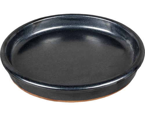 Podmiska OSLO glazovaná Ø 25 cm antracit