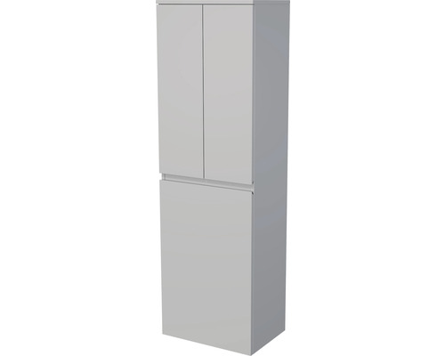 Koupelnová skříňka vysoká Intedoor LANDAU šedý matný 50 x 161,8 x 35 cm