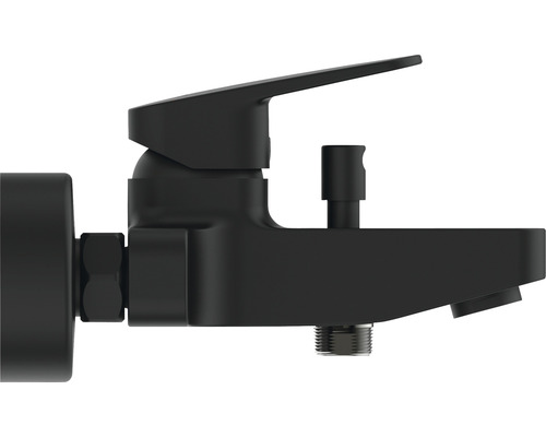 Černý rohový ventil