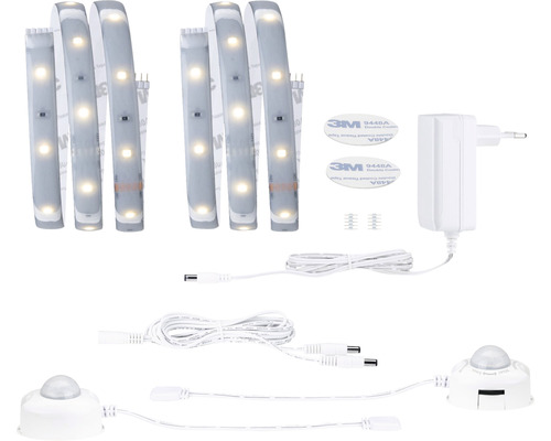 MaxLED 250 pásek Paulmann 78894 Comfort set Bett 4 W 300 lm 2700 K 2x1 m teplá bílá Sada LED pásků se snímačem pohybu, napájecím zdrojem a montážním materiálem