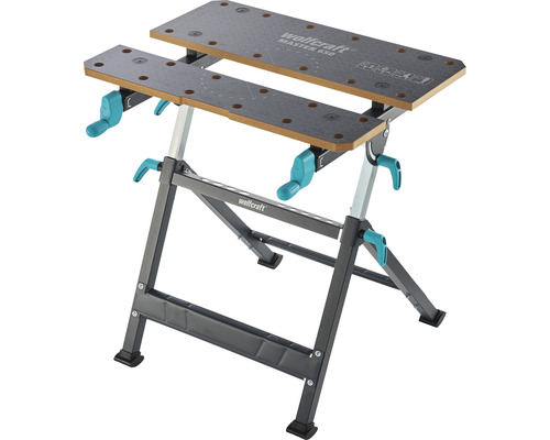 Pracovní stůl Wolfcraft Master 650 s ocelovým rámem a upínacími čelistmi