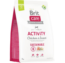 Brit Care Activity suché krmivo pro psy s kuřecím masem a hmyzem, 3 kilogramy