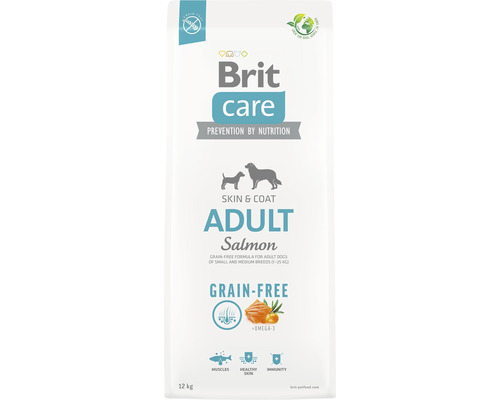 Brit Care Adult krmivo pro psy s lososem, bez obilovin, 12 kg