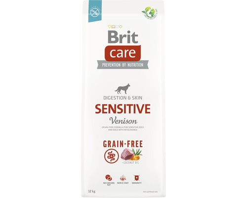 Brit Care Sensitive krmivo pro psy s jelením masem, 12 kg