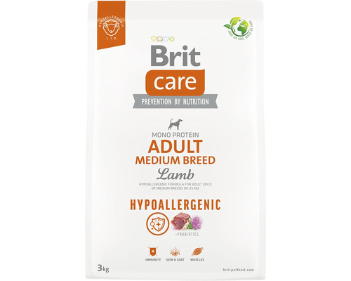 Brit Care Adult Medium Breed Lamm krmivo pro psy, 3 kg balení