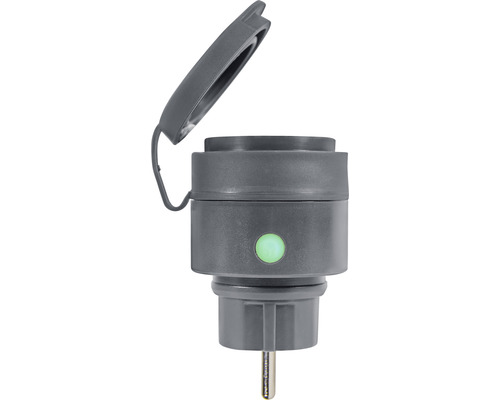 Zásuvka s ochranným víkem pro venkovní použití