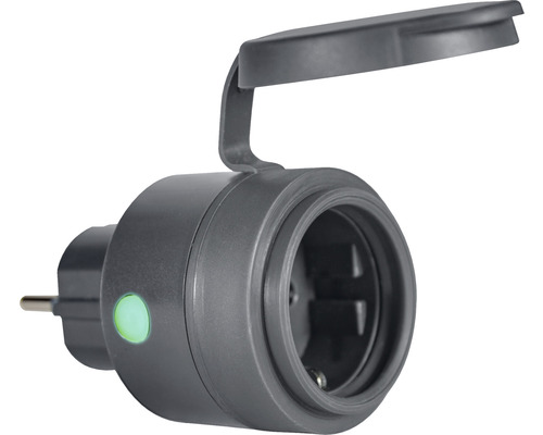 Adaptér zásuvky s výklopným víkem pro venkovní použití