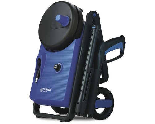 Vysokotlaký čistič Nilfisk s navijákem hadice a kolečky