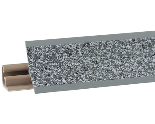 Těsnící PVC lišta LB 23 3000 x 23 x 23 mm Žula tmavá Soklová lišta a kabelová lišta z plastu