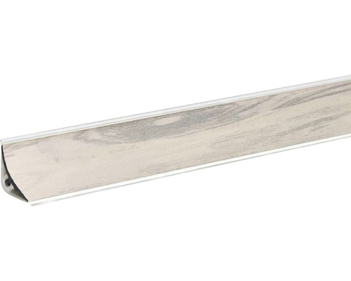 Těsnící PVC lišta LB 15 3000 x 13,4 x 13,4 mm Perlový olej Podlahová lišta s dřevěným dekorem