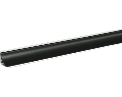 Těsnící PVC lišta LB 15 3000 x 13,4 x 13,4 mm Černý mat