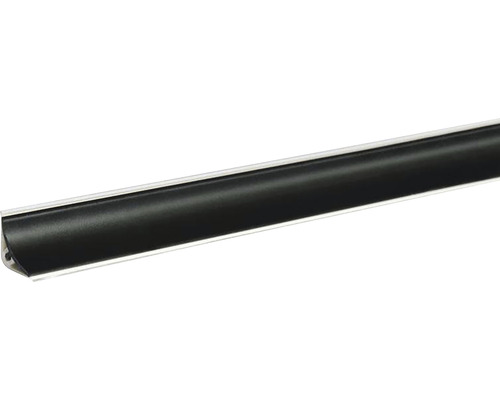 Těsnící PVC lišta LB 15 3000 x 13,4 x 13,4 mm Černý mat Okenní těsnění z gumy a kovu