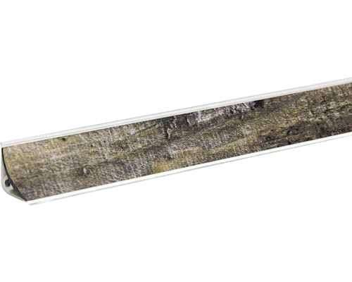 Těsnící PVC lišta LB 15 3000 x 13,4 x 13,4 mm Country Dekorativní profil s vzhledem dřeva