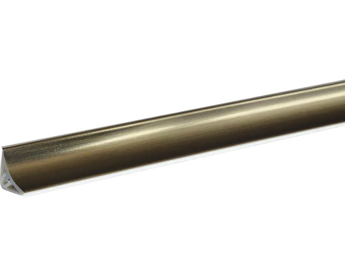 Těsnící PVC lišta LB 15 3000 x 13,4 x 13,4 mm Chrom Dekorační profil z plastu