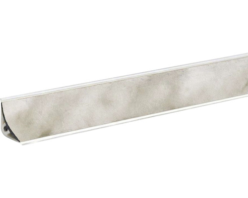 Těsnící PVC lišta LB 15 3000 x 13,4 x 13,4 mm Mramor bílý Zarážka proti průvanu pro utěsnění dveří nebo oken