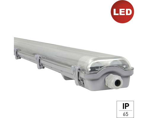 LED pracovní vodotěsné svítidlo E2 IP65 2x18W šedé