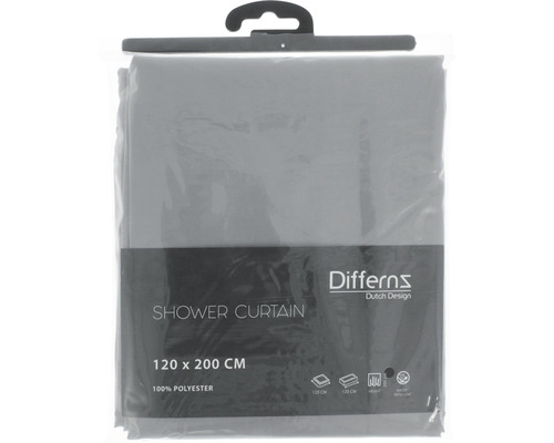 Sprchový závěs, 120 krát 200 centimetrů, vyrobený z polyesteru