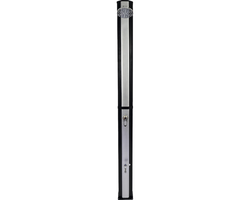 Kovová zahradní sprcha s hlavovou a ruční sprchou