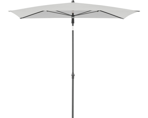 Slunečník se středovou tyčí Doppler ACTIVE Green Edition 200 x 120 cm šedý Obdélníkový slunečník do zahrady